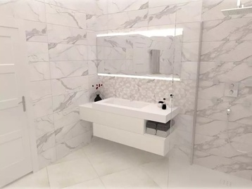 Декорни плочки за баня 25х75см