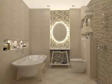 Декорни плочки за баня 25х50 см