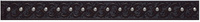Kapitone Black/Cream Border