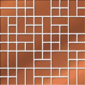 Copper Glass Mosaic