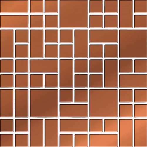 Copper Glass Mosaic