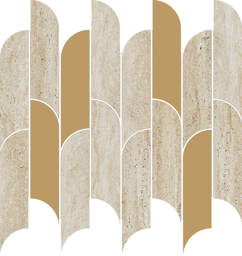 Tissue Beige Mosaic